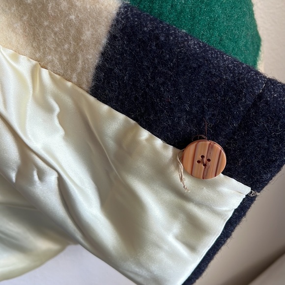 VTG Pendleton Hudson Bay Stripe Wool Blanket Coat - Picture 12 of 12